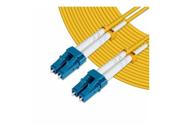 MicroConnect - Nettverkskabel - LC/UPC-enkeltmodus (hann) til LC/UPC-enkeltmodus (hann) - 8 m - fiberoptisk - 9 / 125 micron - OS2 - halogenfri - gul