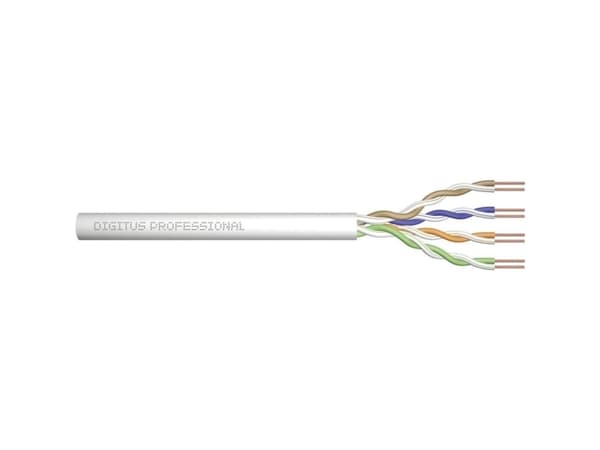 DIGITUS Professional - Bulkkabel - 100 m - UTP - CAT 5e - grå