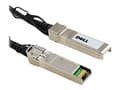 Miniatyrbild 2 av 5: Dell 10GbE Direct Attach - Direktkopplingskabel - SFP+ till SFP+ - 3 m - dubbelaxlad - för PowerEdge FC430, FC630, FC830, R220, R320, R420, R520, R82
