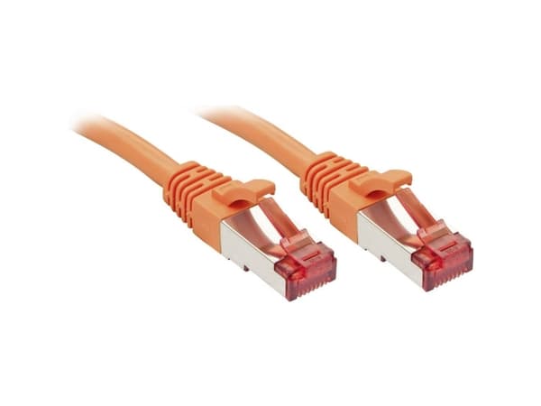 Lindy RJ-45 Cat.6 S/FTP 15m, 15 m, Cat6, S/FTP (S-STP), RJ-45, RJ-45, Oransje