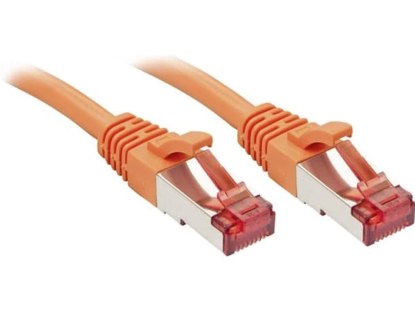 Lindy RJ-45 Cat.6 S/FTP 15m, 15 m, Cat6, S/FTP (S-STP), RJ-45, RJ-45, Oransje