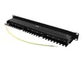 Miniatyrbilde 4 av 5: DELTACO PAN-200 - Koblingspanel - rackmonterbar - CAT 6a - STP - RJ-45 X 24 - svart - 1U - 19"