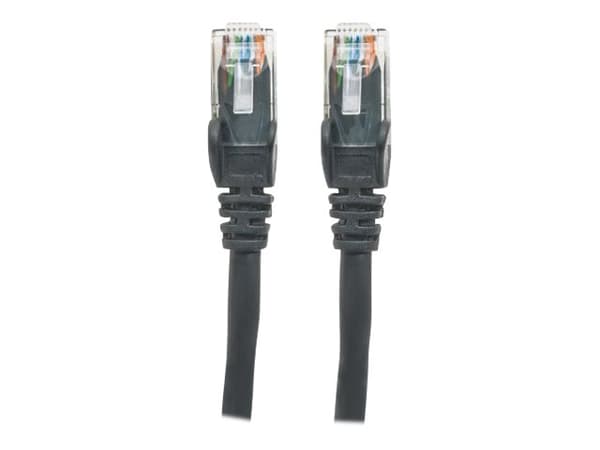 Intellinet Network Patch Cable, Cat6, 20m, Black, CCA, U/UTP, PVC, RJ45, Gold Plated Contacts, Snagless, Booted, Lifetime Warranty, Polybag - Kobling