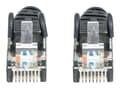 Miniatyrbilde 5 av 5: Intellinet Network Patch Cable, Cat6, 20m, Black, CCA, U/UTP, PVC, RJ45, Gold Plated Contacts, Snagless, Booted, Lifetime Warranty, Polybag - Kobling