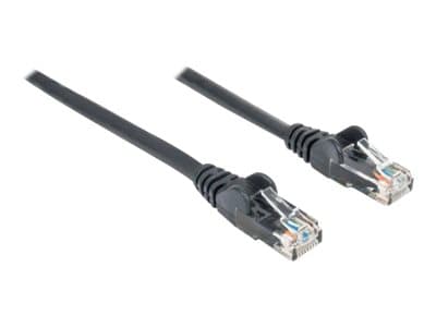 Intellinet Network Patch Cable, Cat6, 20m, Black, CCA, U/UTP, PVC, RJ45, Gold Plated Contacts, Snagless, Booted, Lifetime Warranty, Polybag - Kobling