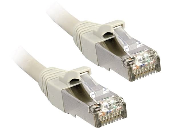 Lindy 0.5m Cat6 F/UTP nettverkskabel Grå 0,5 m F/UTP (FTP)