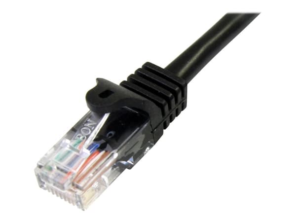 StarTech.com Cat5e patchkabel med hakfria RJ45-kontakter – 1 m, svart