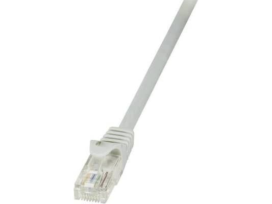 LogiLink - Koblingskabel - RJ-45 (hann) til RJ-45 (hann) - 50 m - UTP - CAT 5e - grå