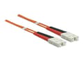Miniatyrbild 4 av 5: Intellinet Fiber Optic Patch Cable, OM2, SC/SC, 2m, Orange, Duplex, Multimode, 50/125 µm, LSZH, Fibre, Lifetime Warranty, Polybag - Patch-kabel - SC-