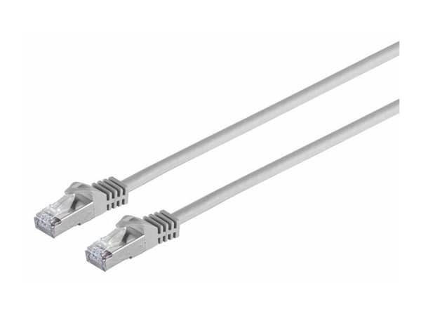 MicroConnect - Verkkokaapeli - RJ-45 (uros) - RJ-45 (uros) - 50 cm - SFTP, PiMF - CAT 7 - halogeeniton, solmuvapaa - harmaa