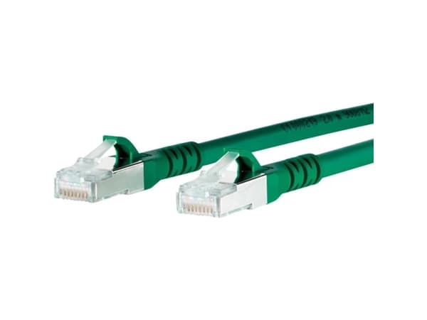 BTR NETCOM Cat6A, 3m, 3 m, Cat6a, RJ-45, RJ-45, Grønn