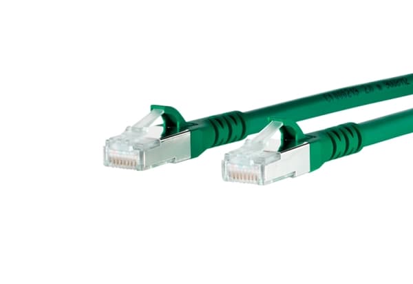BTR NETCOM Cat6A, 3m, 3 m, Cat6a, RJ-45, RJ-45, Grønn