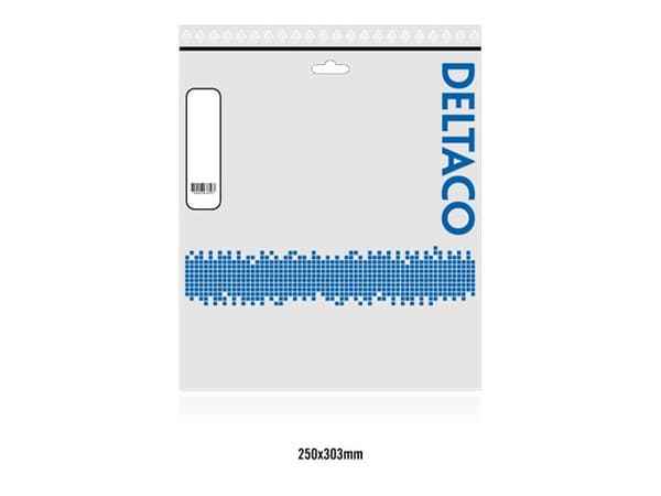 DELTACO TP-607B - Koblingskabel - RJ-45 (hann) til RJ-45 (hann) - 75 cm - UTP - CAT 6 - formstøpt - blå