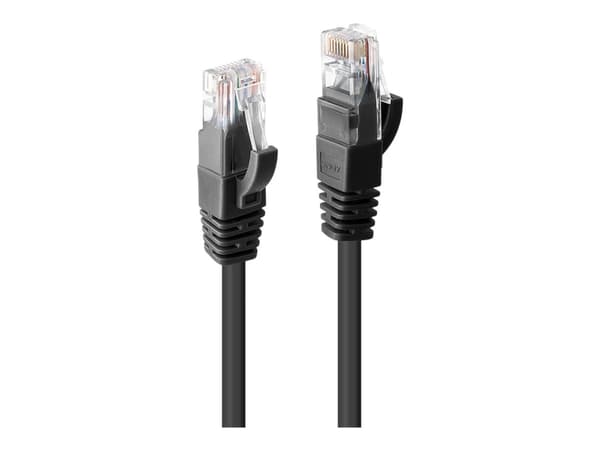 Lindy 48077 nettverkskabel Sort 1 m Cat6 U/UTP (UTP)