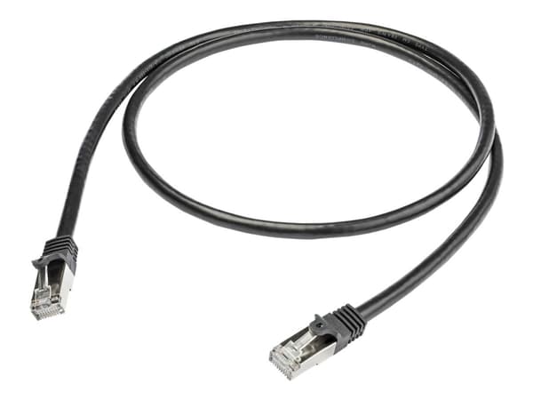 StarTech.com N6SPAT1MBK nettverkskabel Sort 1 m Cat6 SF/UTP (S-FTP)