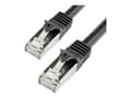 Miniatyrbilde 1 av 5: StarTech.com N6SPAT1MBK nettverkskabel Sort 1 m Cat6 SF/UTP (S-FTP)