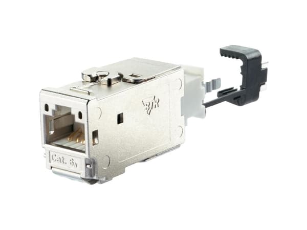 METZ CONNECT 130B11-E, RJ-45, Rustfritt stål, Zink, Cat6a, Gull, CE, UL