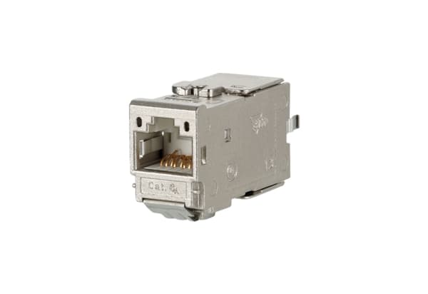 METZ CONNECT 130B11-E, RJ-45, Rustfritt stål, Zink, Cat6a, Gull, CE, UL