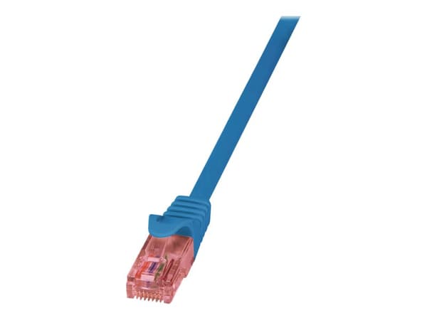 LogiLink PrimeLine - Liitäntäkaapeli - RJ-45 (han) til RJ-45 (han) - 5 m - SFTP, PiMF - CAT 6a - halogeenifri - sininen