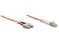 Miniatyrbild 4 av 5: Intellinet 1.0m LC-SC M/M, 1 m, OM1, LC, SC