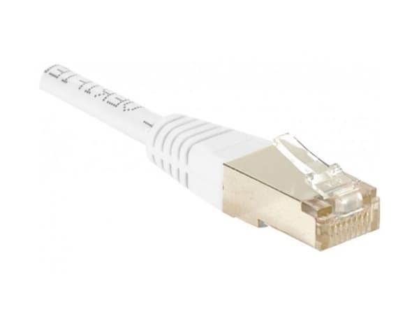 EXC 852573, 1 m, Cat6, F/UTP (FTP), RJ-45, RJ-45, Hvit