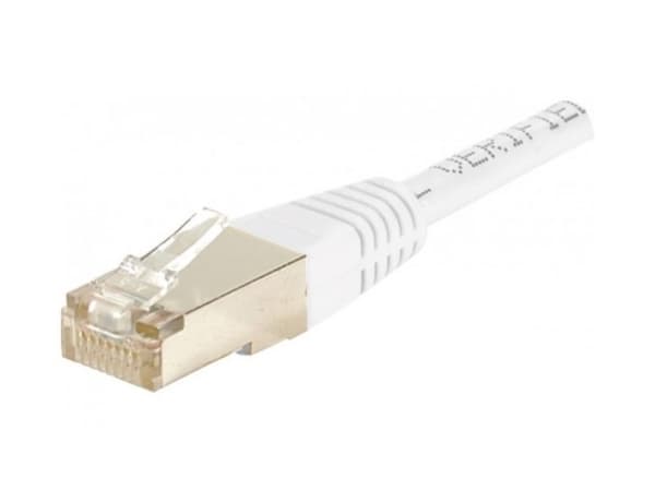 EXC 852573, 1 m, Cat6, F/UTP (FTP), RJ-45, RJ-45, Hvit