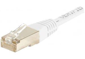 EXC 852573, 1 m, Cat6, F/UTP (FTP), RJ-45, RJ-45, Hvit