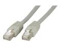 Miniatyrbilde 5 av 5: DELTACO - Koblingskabel - RJ-45 (hann) til RJ-45 (hann) - 7 m - SFTP - CAT 6 - halogenfri, formstøpt - grå