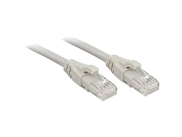 Lindy Cat.6 UTP 3m nettverkskabel Grå Cat6 U/UTP (UTP)