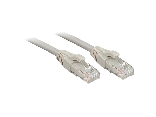 Lindy Cat.6 UTP 3m nettverkskabel Grå Cat6 U/UTP (UTP)