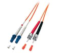 Miniatyrbilde 1 av 3: Utstyr LC/ST 50/125 µm 10m, 10 m, OM2, LC, ST