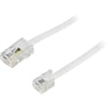 Miniatyrbild 3 av 3: Modular cable, 8P4C to 6P4C(RJ11), 5 m, white