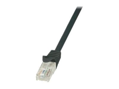 LogiLink - Koblingskabel - RJ-45 (hann) til RJ-45 (hann) - 50 cm - UTP - CAT 5e - svart