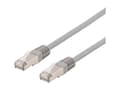 Miniatyrbilde 2 av 5: DELTACO - Koblingskabel - RJ-45 (hann) til RJ-45 (hann) - 10 m - SFTP - CAT 6 - halogenfri, formstøpt - grå