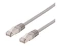 Miniatyrbilde 1 av 5: DELTACO - Koblingskabel - RJ-45 (hann) til RJ-45 (hann) - 10 m - SFTP - CAT 6 - halogenfri, formstøpt - grå