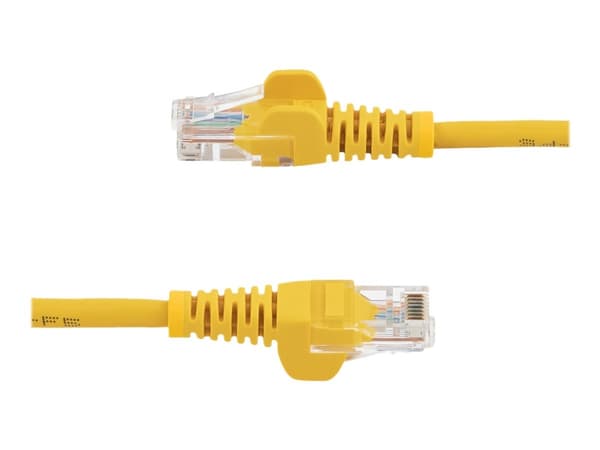 StarTech.com 45PAT2MYL nettverkskabel Gult 2 m Cat5e U/UTP (UTP)