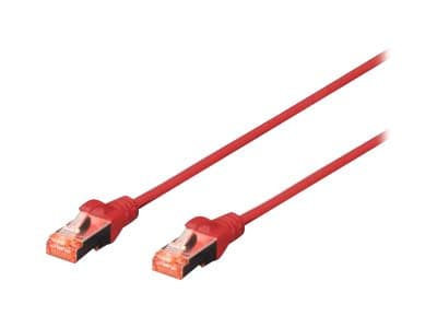 DIGITUS - Koblingskabel - RJ-45 (hann) til RJ-45 (hann) - 25 cm - SFTP - CAT 6 - halogenfri, uten hindringer - grå