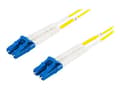 Miniatyrbilde 4 av 5: DELTACO - Nettverkskabel - LC-enkeltmodus (hann) til LC-enkeltmodus (hann) - 0.5 m - fiberoptisk - 9 / 125 micron - OS2