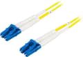 Miniatyrbilde 5 av 5: DELTACO - Nettverkskabel - LC-enkeltmodus (hann) til LC-enkeltmodus (hann) - 0.5 m - fiberoptisk - 9 / 125 micron - OS2