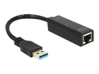 Delock Adapter USB 3.0 > Gigabit LAN 10/100/1000 Mb/s - Nettverksadapter - USB 3.0 - Gigabit Ethernet