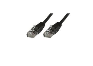 MicroConnect - Nettverkskabel - RJ-45 (hann) til RJ-45 (hann) - 25 m - UTP - CAT 6 - svart