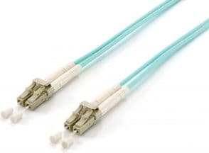 Equip 255416 fiberoptisk kabel 10 m LC OM3 Turkis