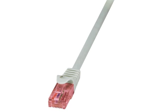LogiLink 1m Cat.6 U/UTP, 1 m, Cat6, U/UTP (UTP), RJ-45, RJ-45, Grå