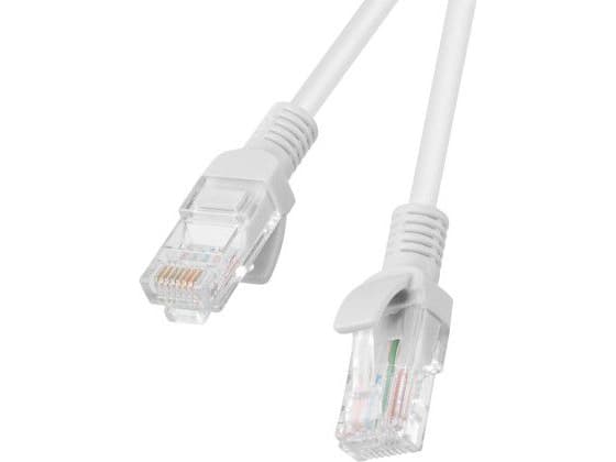 Lanberg - Koblingskabel - RJ-45 (hann) til RJ-45 (hann) - 1 m - FTP - CAT 5e - uten hindringer, formstøpt - grå, RAL 7035