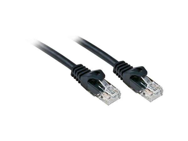 Lindy Rj45/Rj45 Cat6 5m nettverkskabel Sort U/UTP (UTP)