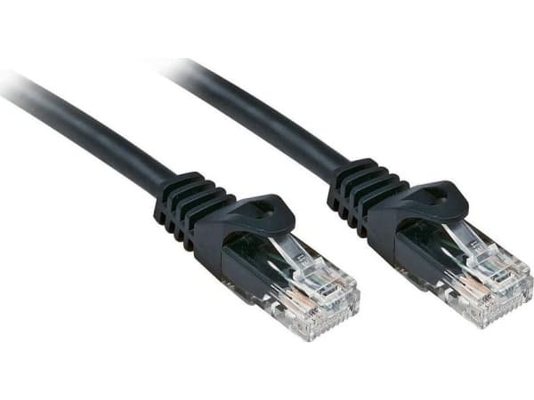 Lindy Rj45/Rj45 Cat6 5m nettverkskabel Sort U/UTP (UTP)