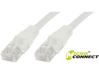 MicroConnect - Nätverkskabel - RJ-45 (hane) till RJ-45 (hane) - 20 m - UTP - CAT 6 - formpressad - vit
