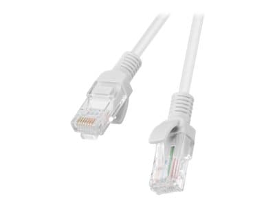Lanberg - Koblingskabel - RJ-45 (hann) til RJ-45 (hann) - 50 cm - UTP - CAT 6 - flertrådet - RAL 7035, grå