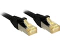 Miniatyrbilde 3 av 5: Lindy 47306, 0,5 m, Cat7, S/FTP (S-STP), RJ-45, RJ-45, Sort