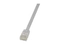 Miniatyrbilde 1 av 5: LogiLink SlimLine - Koblingskabel - RJ-45 (hann) til RJ-45 (hann) - 10 m - UTP - CAT 6 - flat - hvit